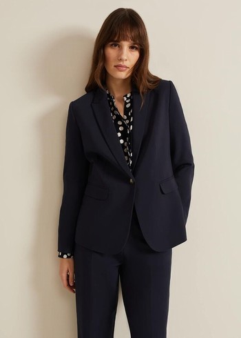 Phase Eight Ulrica Fitted Jackets Navy Australia | SD2548973